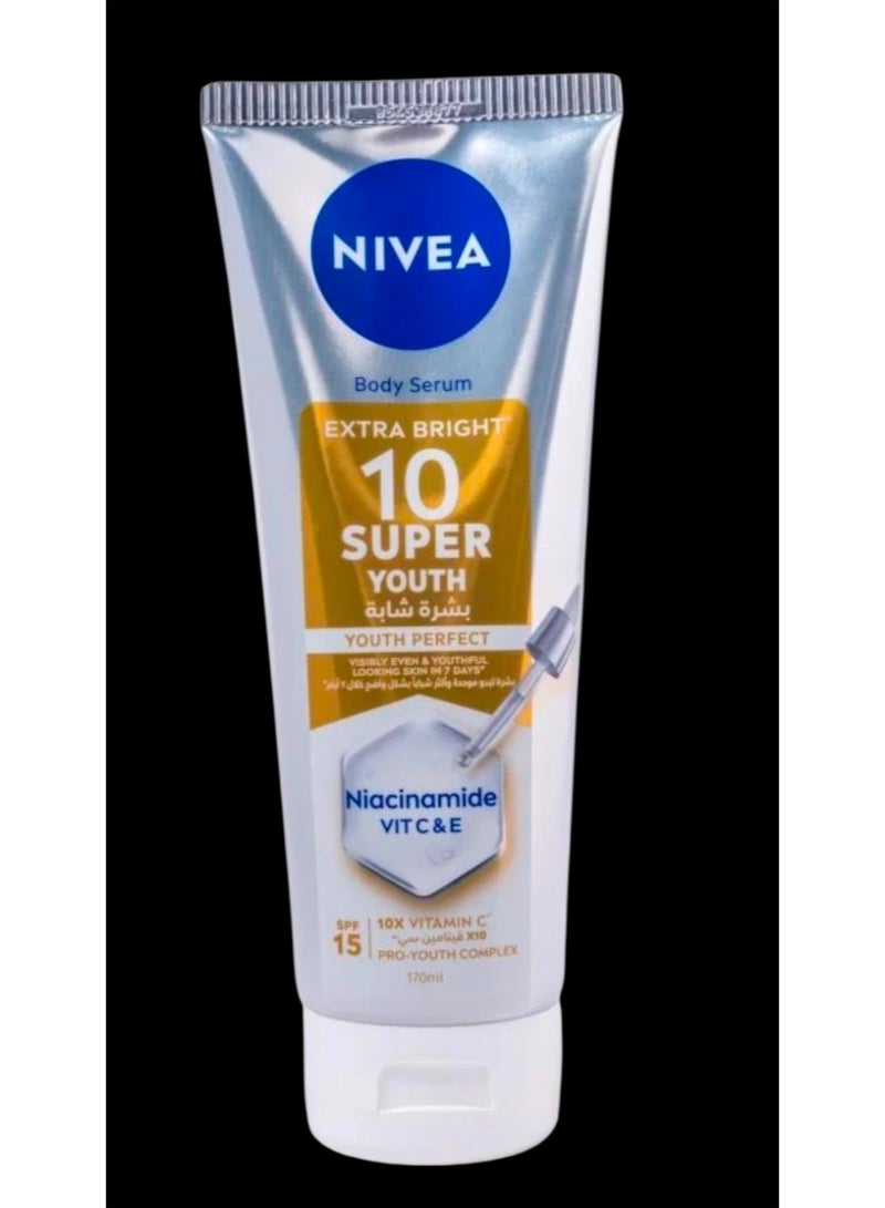 سيروم نيفيا نيسناميد فيتمين C وEلبشرة تبدو شابة وموحدة واكثر اشراقا مع عامل حماية15 170ةم